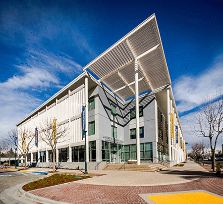 Exterior view of Downtown Campus Center