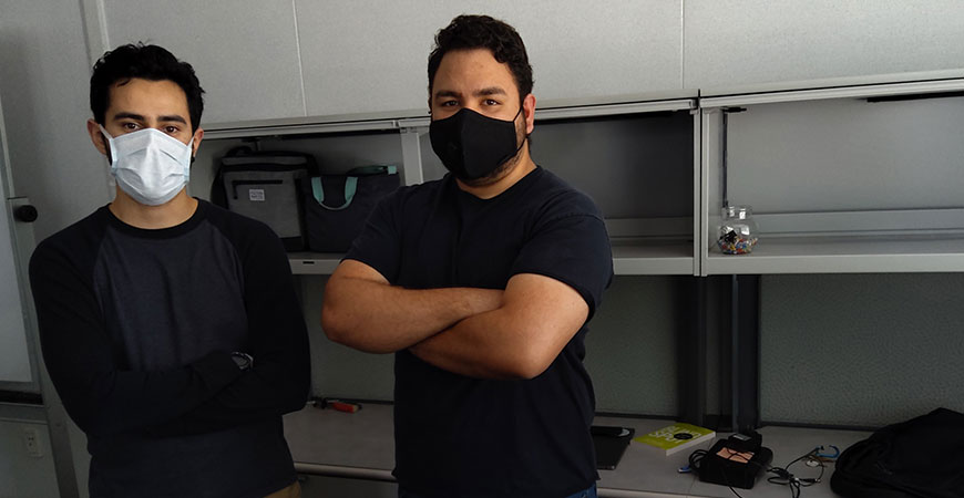 Jonathan Garache and Jose Gonzalez of Service Desk Team