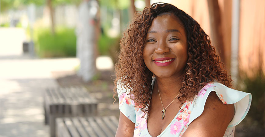 Ayomidamope Adebiyi, a board-certified family nurse practitioner and clinical lead at UC Merced's Occupational Health Services department, has taken the lead on researching and promoting ways to diagnose Valley fever earlier and treat it more thoroughly.