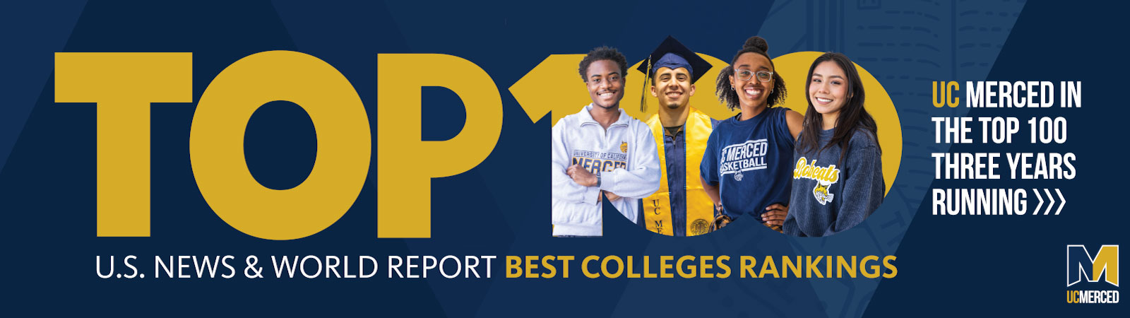 UC Merced Top 100 three years running in best colleges