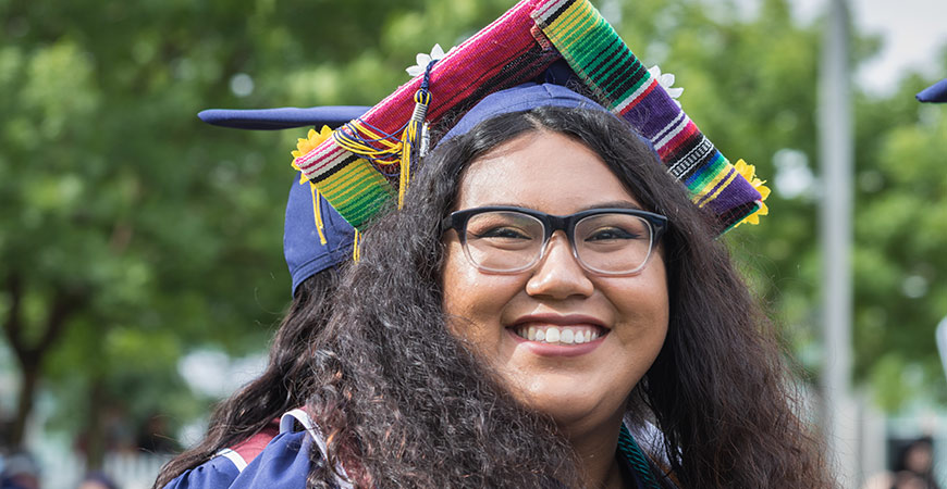 UC Merced student graduating 