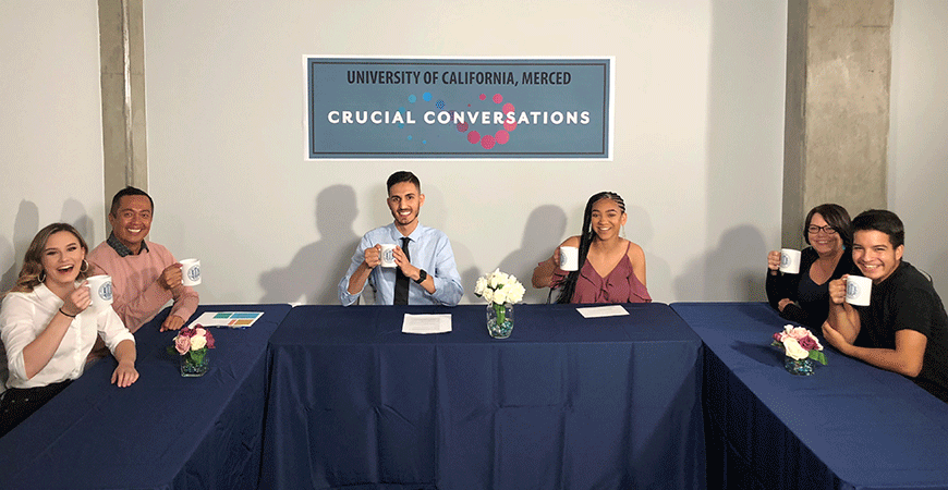 Crucial Conversations 5-person panel at UC Merced
