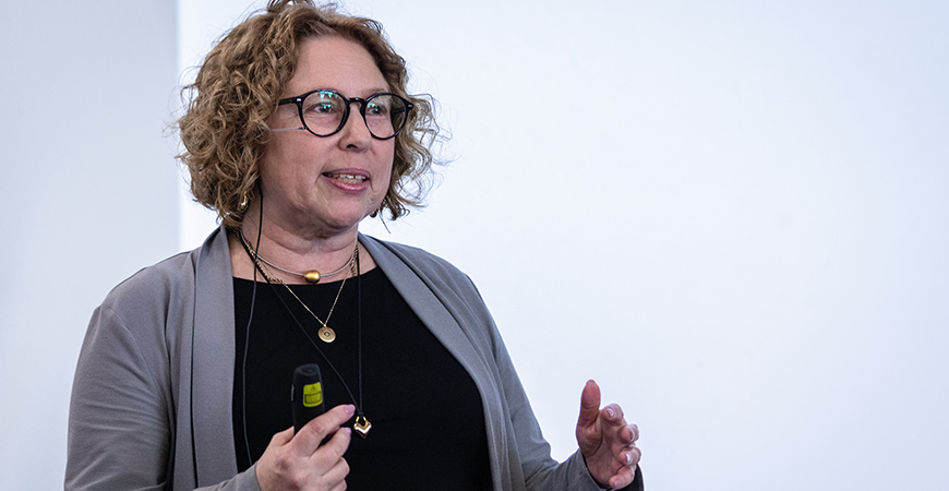 Beth Mitchneck presented “Institutional Change for Equality: A Recipe for Change” as part of Chancellor's Dialogue on Diversity and Interdisciplinarity.