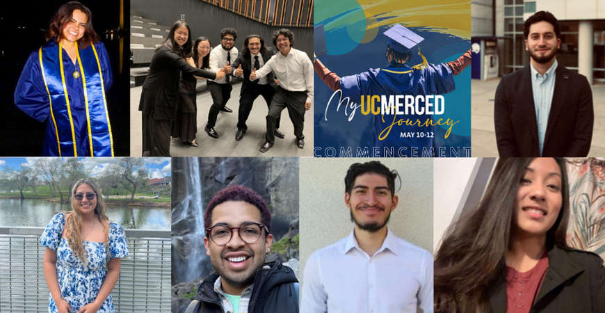 Collage of UC Merced graduating seniors