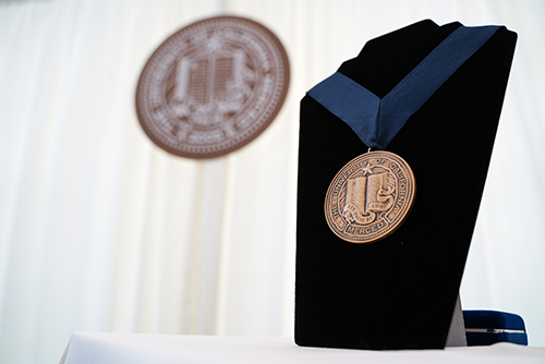 The Chancellor's Medal is the highest honor an individual can receive from the university.