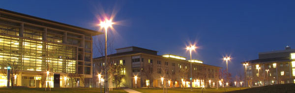 Campus at night