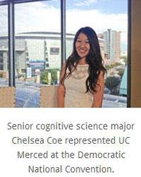 Cognitive science major Chelsea Coe